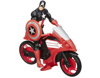 Hasbro Avengers Akční figurka s novým vozem 30cm - Captain America