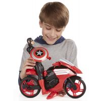 Hasbro Avengers Akční figurka s novým vozem 30cm - Captain America 3