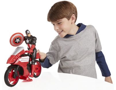 Hasbro Avengers Akční figurka s novým vozem 30cm - Captain America