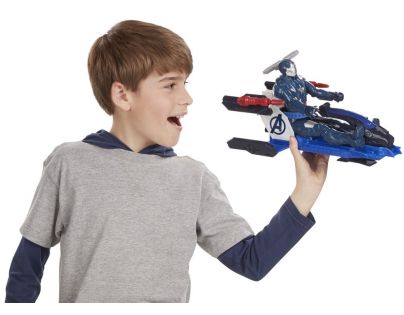 Hasbro Avengers Akční figurka s novým vozem 30cm - Iron Patriot