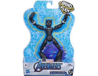 Hasbro Avengers Figúrka Bend and Flex Black Panther 15 cm