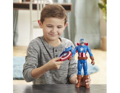 Hasbro Avengers figúrka Capitan America s Power FX príslušenstvom 30 cm