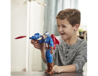 Hasbro Avengers figúrka Capitan America s Power FX príslušenstvom 30 cm