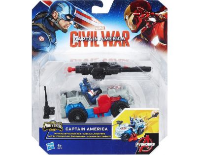 Hasbro Captain America s vozidlem Captain America