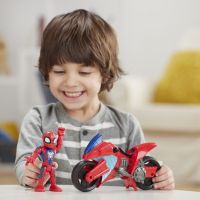 Hasbro Avengers Super Heroes figúrka a motorka Spider-Man 3