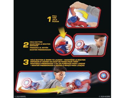 Hasbro Avengers Údery hrdinov Kapitán Amerika