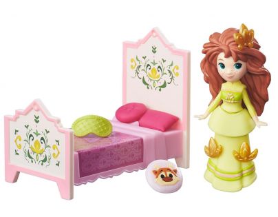 Hasbro Disney Frozen Little Kingdom Mini panenka s doplňky Rise & Shine Anna