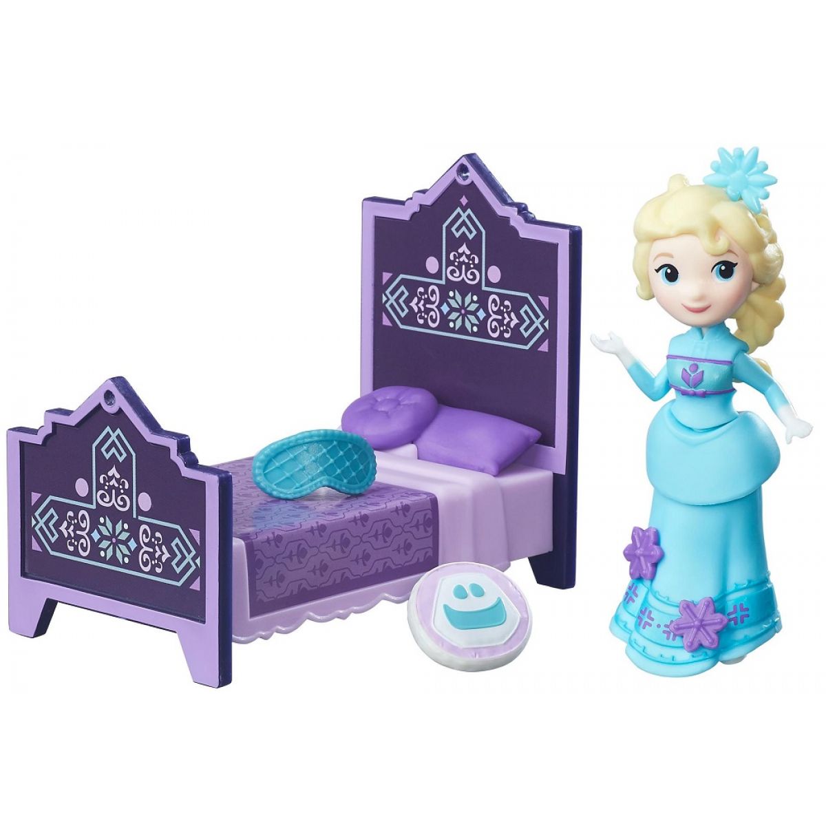 Hasbro Disney Frozen Little Kingdom Mini panenka s doplňky Rise & Shine Elsa