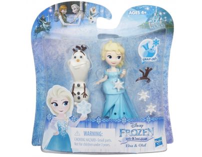 Hasbro Disney Frozen Little Kingdom Mini panenka s kamarádem Elsa & Olaf