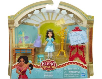 Hasbro Disney Princess Mini panenka Elena z Avaloru set Laboratoř