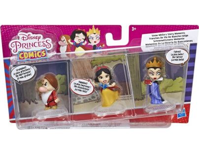 Hasbro Disney Princess Mini princezná trojbalení Snehulienka, Brumla a Zlá kráľovná