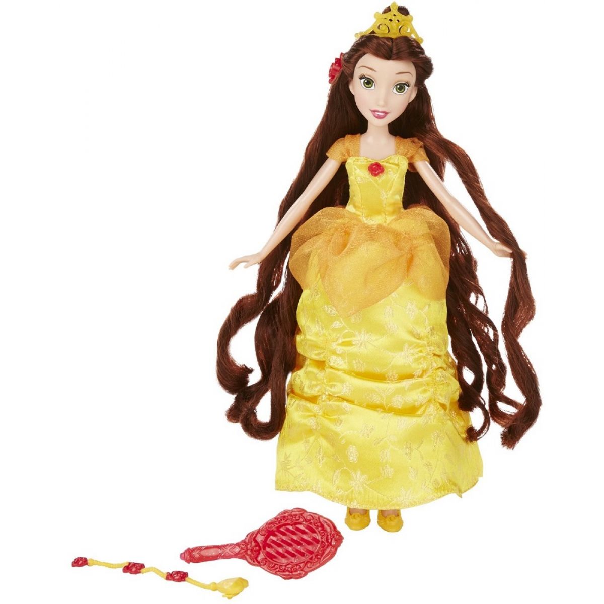 Hasbro Disney Princess panenka s vlasovými doplňky Bella