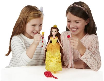 Hasbro Disney Princess panenka s vlasovými doplňky Bella