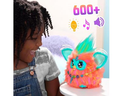 Hasbro Furby Koralové farby CZ verzia