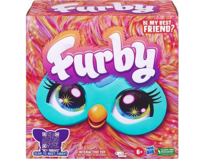 Hasbro Furby Koralové farby CZ verzia