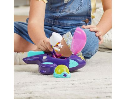 Hasbro Spider-Man Spidey and his amazing friends Tématické vozidlo Ghost-Spider with Glide Spinner