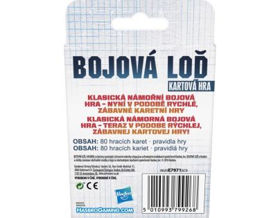 Hasbro Kartová hra Bojové lode CZ-SK verzia