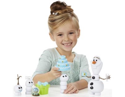 Hasbro Frozen Ľadové kráľovstvo Olaf s párty doplnkami