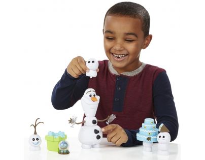 Hasbro Frozen Ľadové kráľovstvo Olaf s párty doplnkami