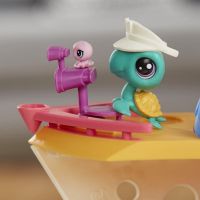 Hasbro Littlest Pet Shop Hrací set výletná loď s 3 zvieratkami 5