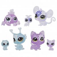 Hasbro Littlest Pet Shop Květinová zvířátka 7ks fialová hortenzie Hasbro Littlest Pet Shop Květinová zvířátka 7ks fialová hortenzie