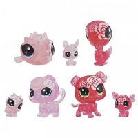 Hasbro Littlest Pet Shop Květinová zvířátka 7ks růžová růže Hasbro Littlest Pet Shop Květinová zvířátka 7ks růžová růže