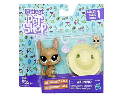 Hasbro Littlest Pet Shop Maminka s miminkem a doplňky Ada Kangarooney 1-153