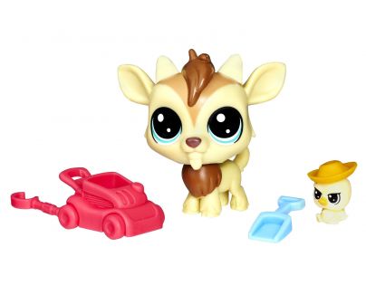 Hasbro Littlest Pet Shop Maminka s miminkem a doplňky Quincy Goatee 2-116