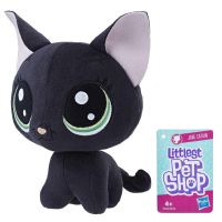 Hasbro Littlest Pet Shop Plyšák s pohyblivou hlavou Jade Catkin Hasbro Littlest Pet Shop Plyšák s pohyblivou hlavou Jade Catkin