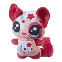 Hasbro Littlest Pet Shop Plyšové zvířatko ukryté v pitíčku tmavě růžový Hasbro Littlest Pet Shop Plyšové zvířatko ukryté v pitíčku tmavě růžový