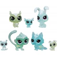 Hasbro Littlest Pet Shop Zvířátka z ledového království 7ks zelená Hasbro Littlest Pet Shop Zvířátka z ledového království 7ks zelená