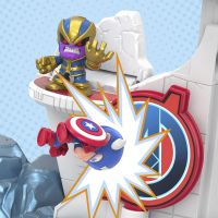 Hasbro Marvel Stunt Squad Smashin Heroes Captain America vs. Thanos 3