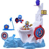 Hasbro Marvel Stunt Squad Smashin Heroes Captain America vs. Thanos 2