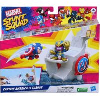 Hasbro Marvel Stunt Squad Smashin Heroes Captain America vs. Thanos 6