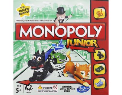 Hasbro Monopoly Junior Psík a mačička SK verzia