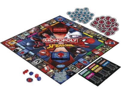 Hasbro Monopoly Spiderman CZ Verzia