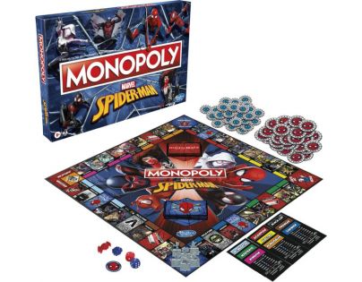 Hasbro Monopoly Spiderman CZ Verzia