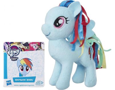 Hasbro My Little Pony plyšový poník s potiskem hřívy 12 cm Rainbow Dash