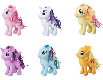 Hasbro My Little Pony plyšový poník s potiskem hřívy 12 cm Rarity