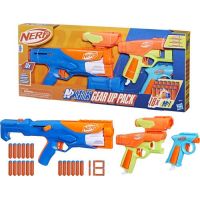 Hasbro Nerf Gear up pack puška + 2 pištole + 18 šípok - Poškodený obal
