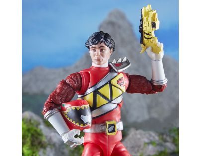 Hasbro Power Rangers 15 cm figúrka s výmennou hlavou Dino Charge Red Ranger