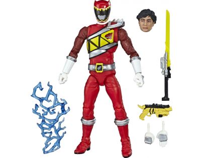 Hasbro Power Rangers 15 cm figúrka s výmennou hlavou Dino Charge Red Ranger