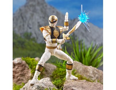 Hasbro Power Rangers Figúrka s výmennou hlavou Mighty Morphin White Ranger 15 cm