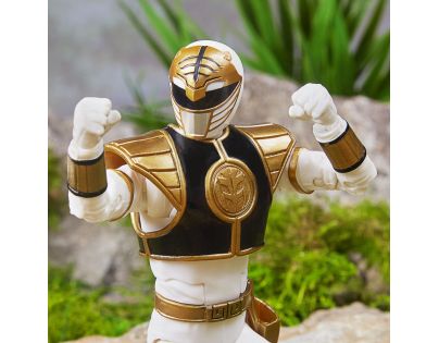 Hasbro Power Rangers Figúrka s výmennou hlavou Mighty Morphin White Ranger 15 cm