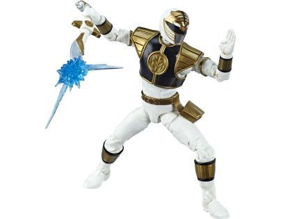 Hasbro Power Rangers Figúrka s výmennou hlavou Mighty Morphin White Ranger 15 cm