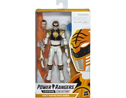 Hasbro Power Rangers Figúrka s výmennou hlavou Mighty Morphin White Ranger 15 cm
