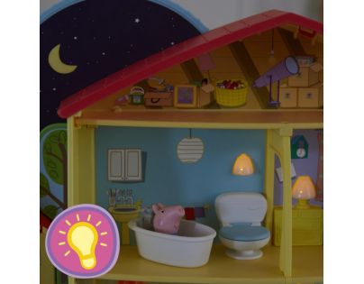 Hasbro Prasiatko Peppa Peppino domček od radovánok až do postieľky