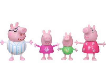 Hasbro Prasátko Peppa Peppina rodinka sada 4 figurek Čas jít spát