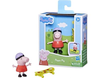 Hasbro Prasátko Peppa Priatelia Peppa Pig so skateboardom