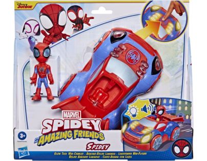 Hasbro Spider-Man Saf svítící autíčko Spidey